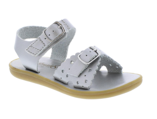 Ariel - Silver Girls Shoes Footmates   