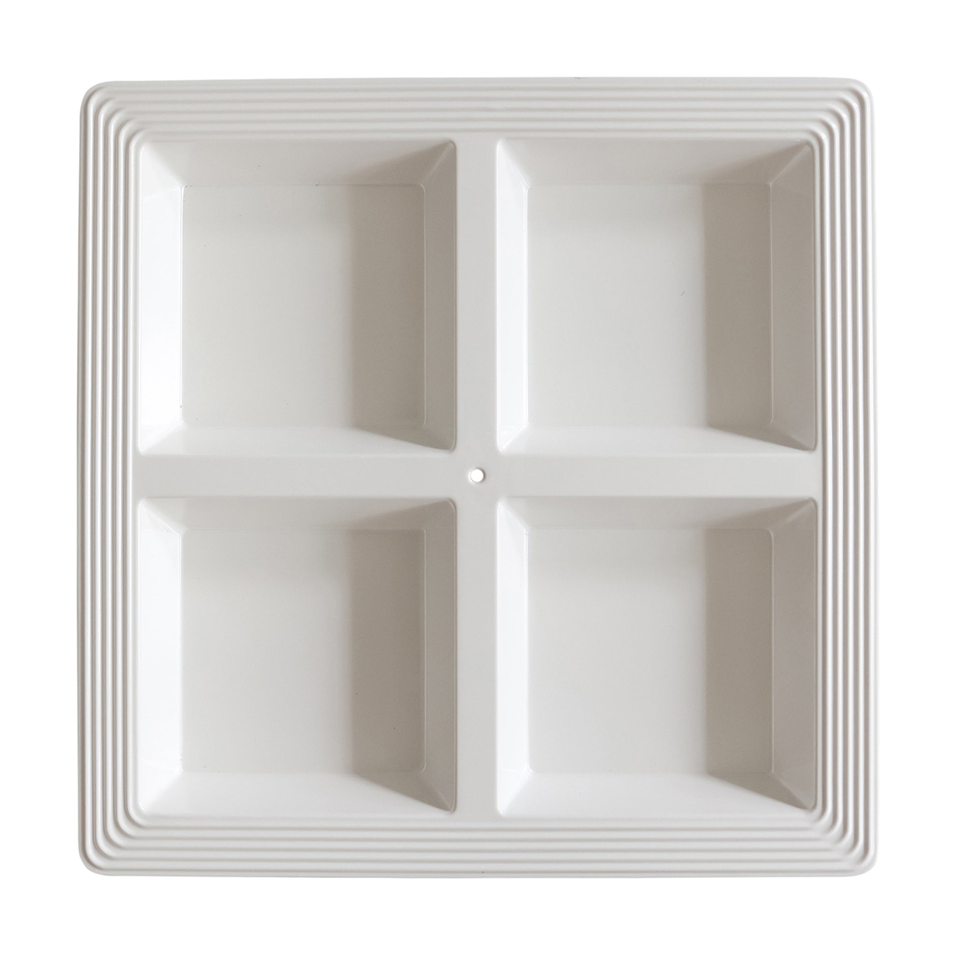 Melamine Square Divided Server - Pinstripes Home Decor Nora Fleming   