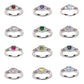 Sterling Silver Heart Birthstone Baby Ring Size 2 Kids Jewelry Cherished Moments