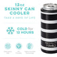 12 oz Skinny Can Cooler - Fleetwood Black Gifts Swig   