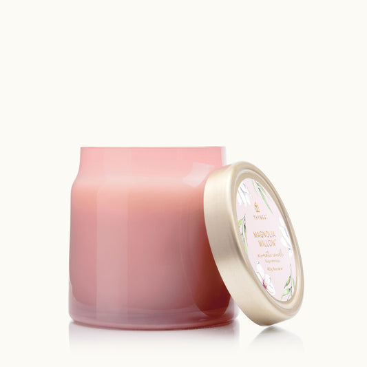 Magnolia Willow Statement Poured Candle Candles Thymes   